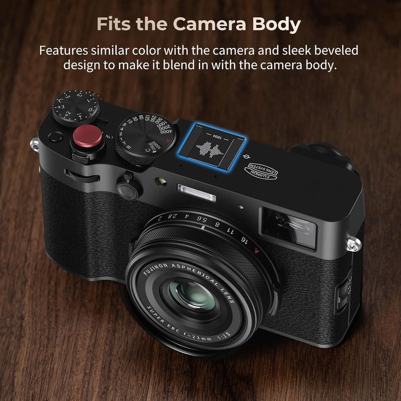 SMALLRIG Hot Shoe Cover for FUJIFILM X100VI X100V X-E5 X-T4 X-T50 X-T5 X-T30ii X-T3 X-E4 X-S20 X-S10 X-Pro3 X-H2s X-H2 GFX100S GFX100 II GFX50SII, Black - Image 3